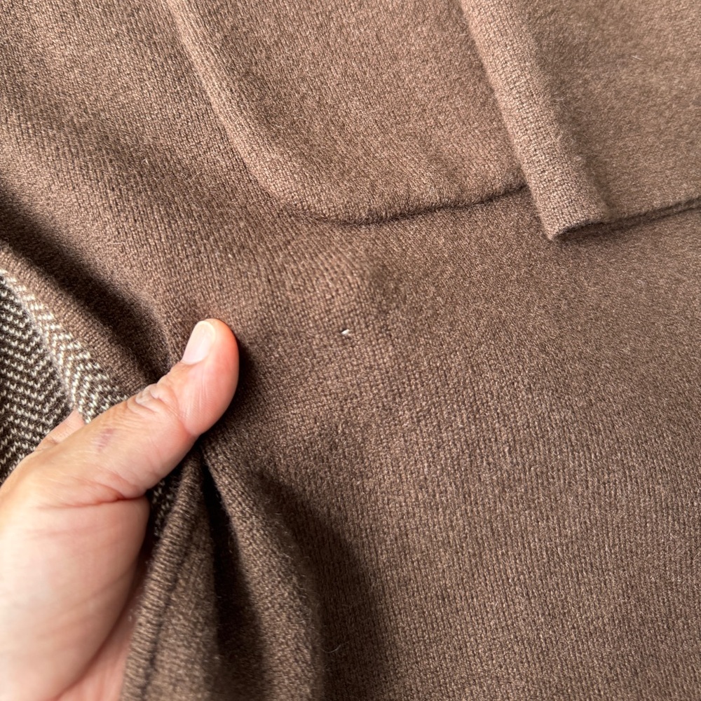 Loro Piana Reversible Cashmere Double- Face Coat IT 44 Brown - Picture 15 of 17